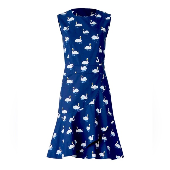 VGUC Draper James Swan Dress 🦢 - Picture 1 of 4